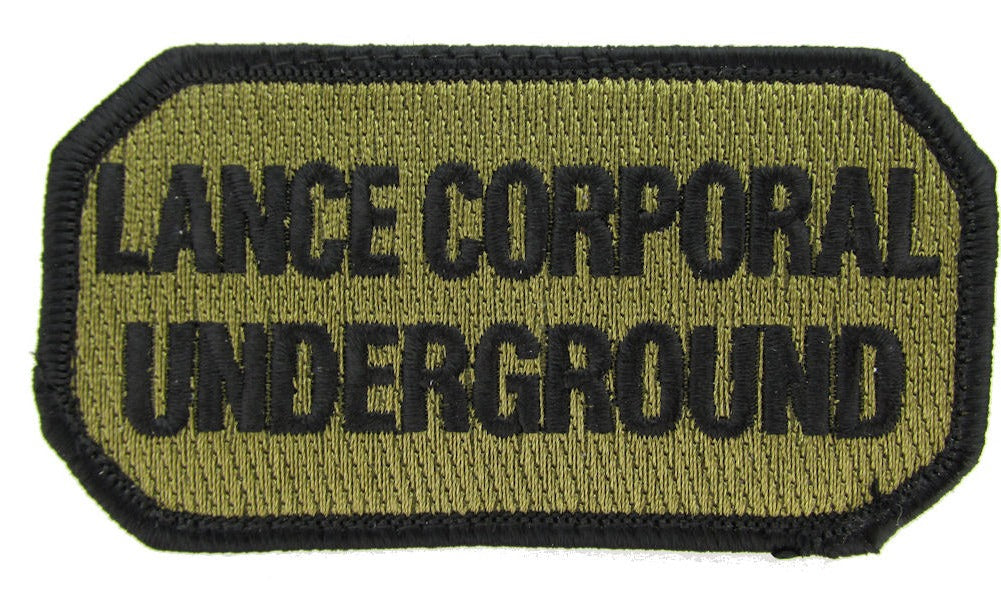 CLEARANCE - LANCE CORPORAL UNDERGROUND Morale Patch