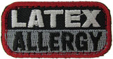 LATEX ALLERGY Patch - BLACK