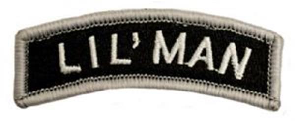 Kids Lil Man Tab Patch Rocker - GREY/BLACK