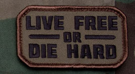 CLEARANCE - Live Free or Die Hard Morale Patch - Mil-Spec Monkey