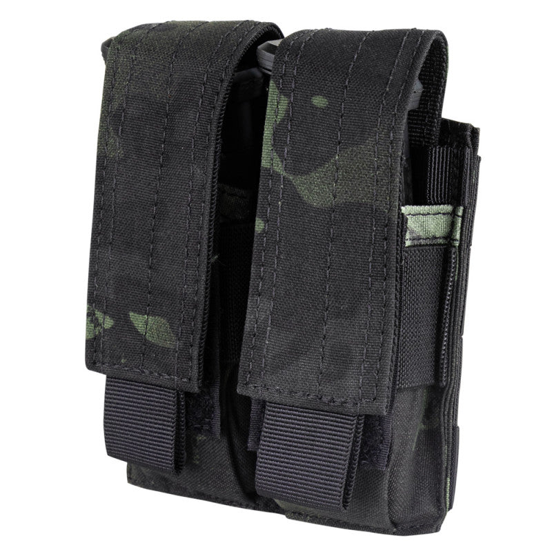 Condor Pistol Mag Pouch Double - Multicam Black