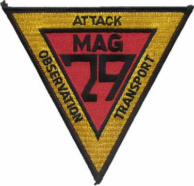 MAG-29 USMC Patch - Attack Observation Transport