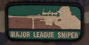 CLEARANCE - Major League Sniper Morale Patch - Mil-Spec Monkey