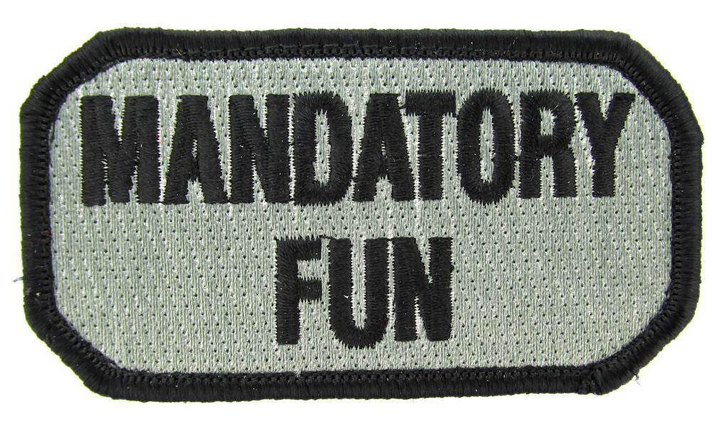 MANDATORY FUN Morale Patch - Various Colors