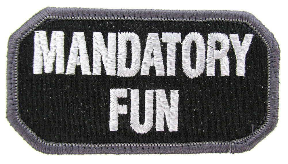 MANDATORY FUN Morale Patch - Various Colors