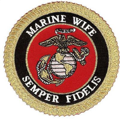 Marine Wife EGA Semper Fidelis USMC Patch