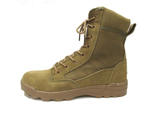 Kids Coyote Military Style Boots