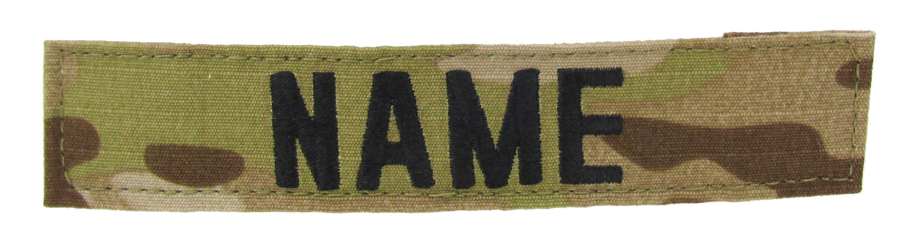 Multicam Arid Name Tape with Hook Fastener - Fabric Material