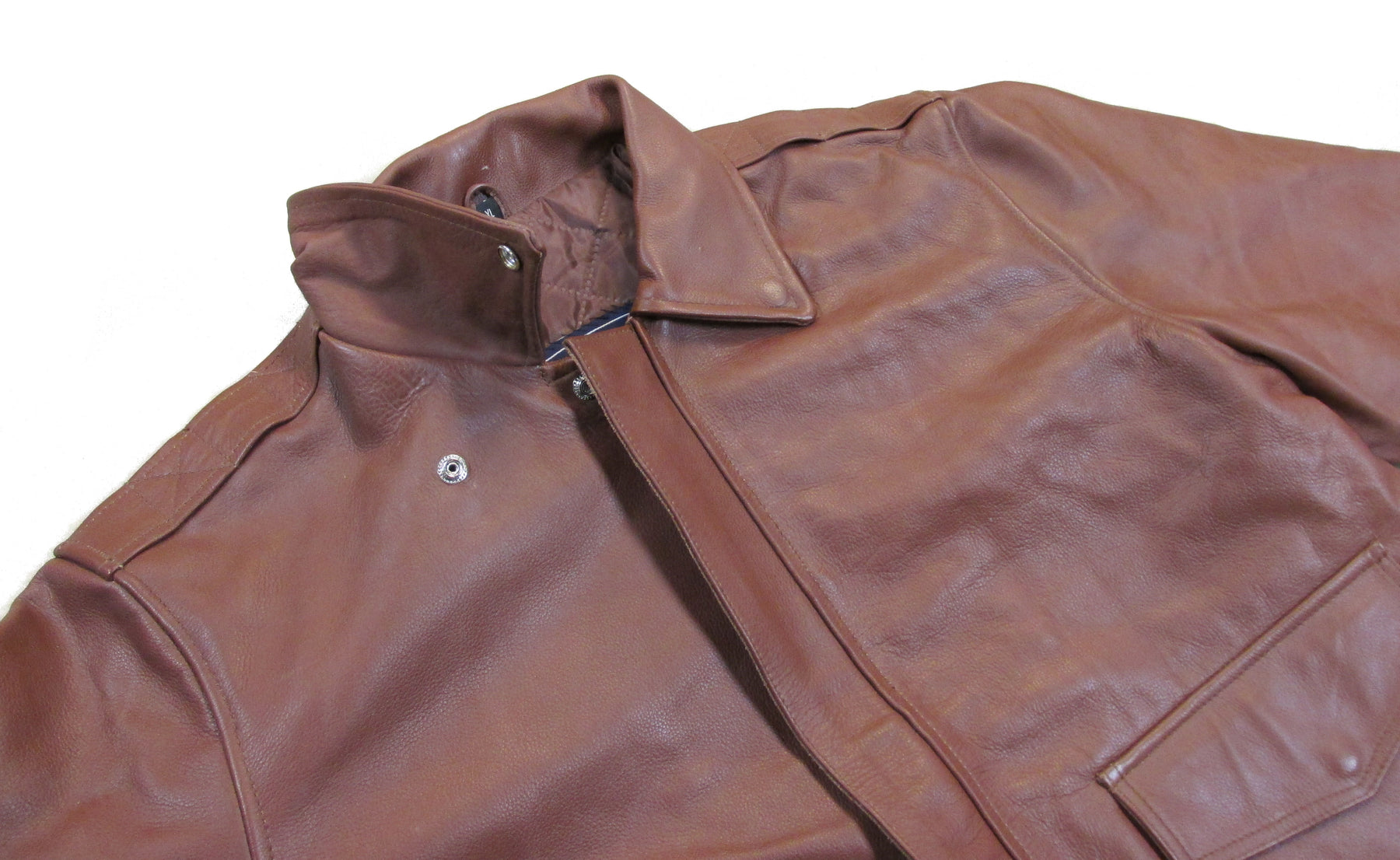 Black Leather Bomber Jacket - Military Uniform Supply