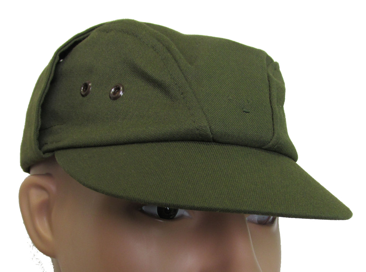 CLEARANCE - Czech-Slovakian M85 Field Cap O.D. GREEN
