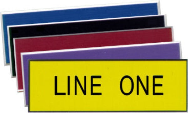 Engraved Name Plate - One Line
