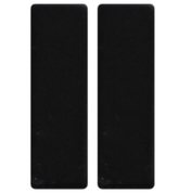 Lieutenant Junior Grade  - U.S. Navy Black Metal Pin-On Rank - Pair