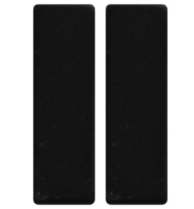 Lieutenant Junior Grade  - U.S. Navy Black Metal Pin-On Rank - Pair