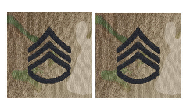 CLEARANCE 7 COLOR OCP - Army Sew-On Patrol Cap Rank (PAIR)