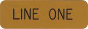 Engraved Name Plate - One Line