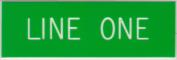 Engraved Name Plate - One Line