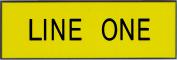 Engraved Name Plate - One Line
