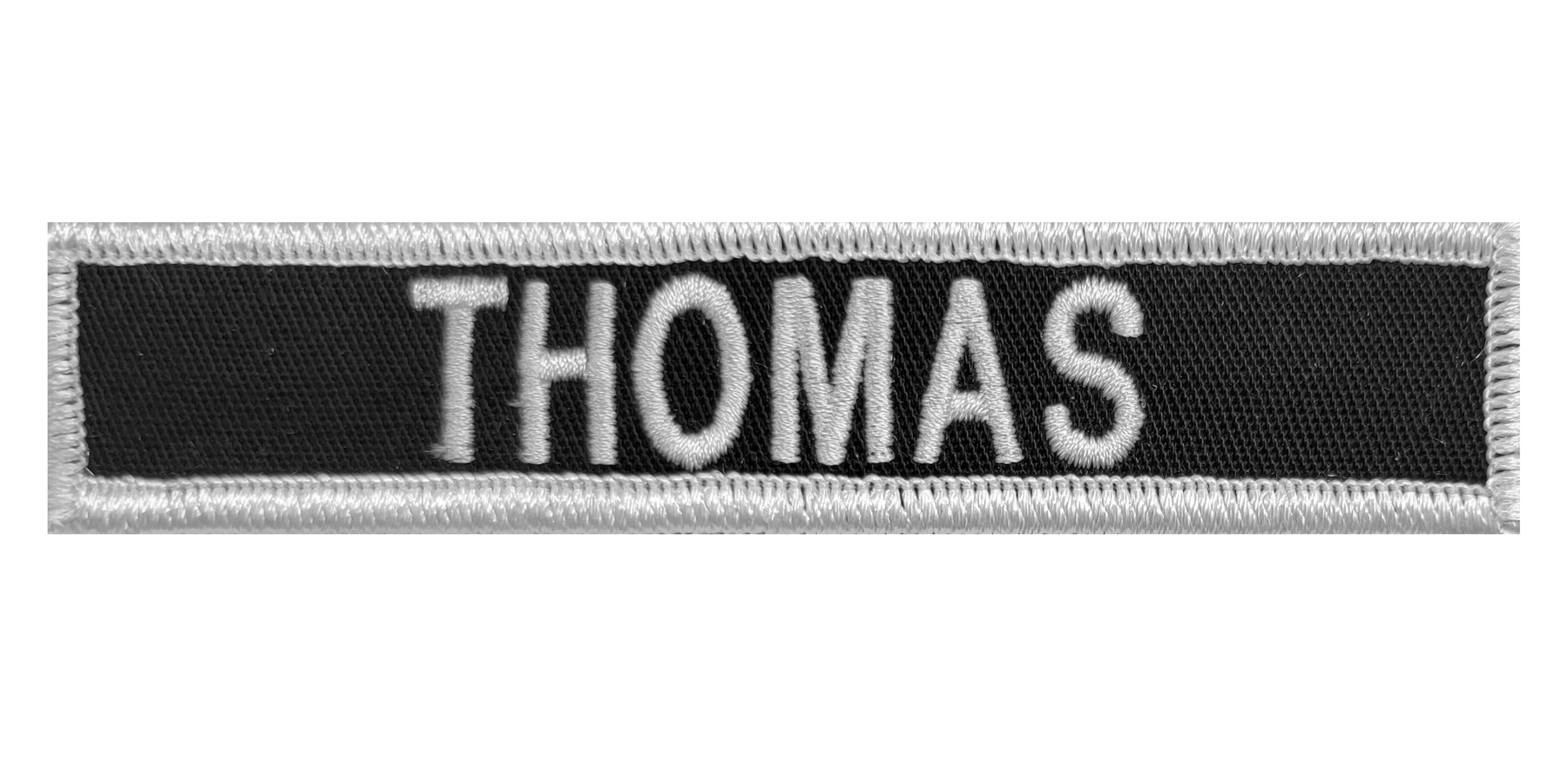 Over Locking Border Name Tape with Hook Fastener