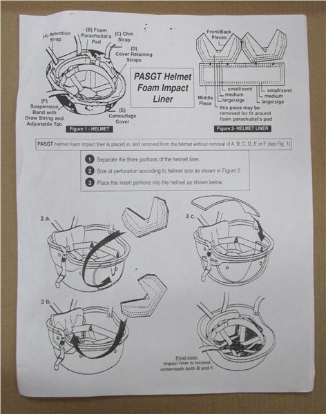 CLEARANCE - PASGT Helmet Foam Impact Liner - Military Surplus New