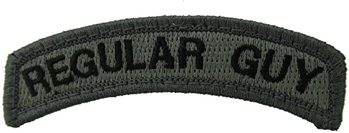 Regular Guy Tab Patch with Hook Fastener