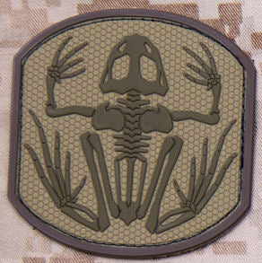 Frog Skeleton Morale Patch PVC - Mil-Spec Monkey