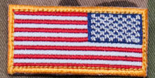 Mini U.S. Flag Patch Reverse Field - Mil-Spec Monkey