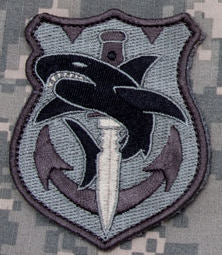 Tac Shark Morale Patch - Hook Fastener