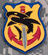 Tac Shark Morale Patch - Hook Fastener
