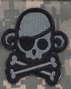 CLEARANCE - Skull Monkey Pirate Morale Patch - Mil-Spec Monkey