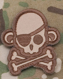CLEARANCE - Skull Monkey Pirate Morale Patch - Mil-Spec Monkey