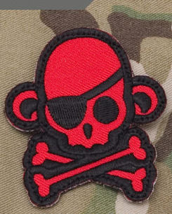 CLEARANCE - Skull Monkey Pirate Morale Patch - Mil-Spec Monkey