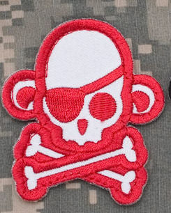 CLEARANCE - Skull Monkey Pirate Morale Patch - Mil-Spec Monkey