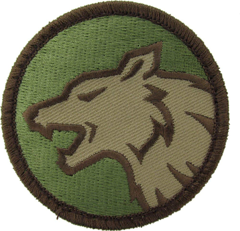 Wolf Head Patch - Hook Fastener