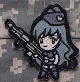 CLEARANCE - Gun Girl Morale Patch - Mil-Spec Monkey