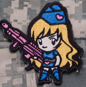 CLEARANCE - Gun Girl Morale Patch - Mil-Spec Monkey