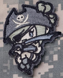 CLEARANCE - Pirate Girl Morale Patch - Mil-Spec Monkey