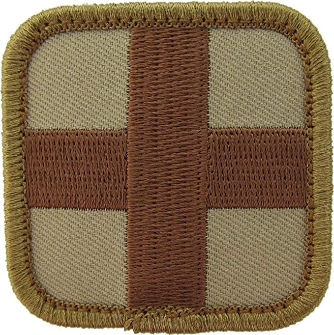 CLEARANCE - Medic Square Patch - with Hook Fastener