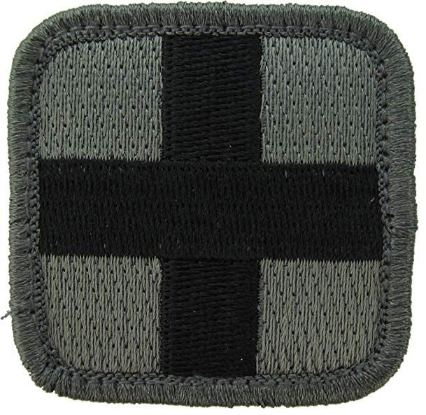 CLEARANCE - Medic Square Patch - with Hook Fastener