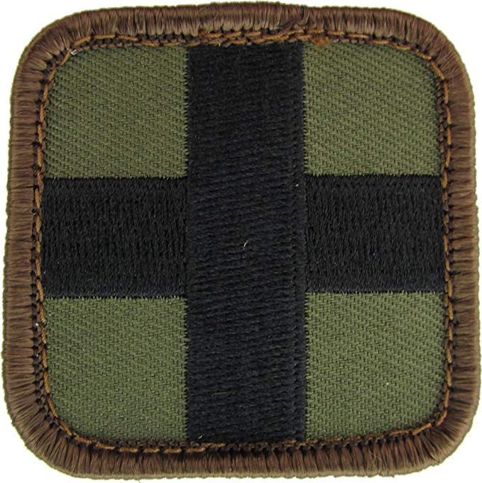 CLEARANCE - Medic Square Patch - with Hook Fastener