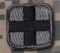 CLEARANCE - Medic Square Patch - with Hook Fastener