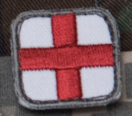 CLEARANCE - Medic Square Patch - with Hook Fastener