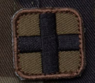 CLEARANCE - Medic Square Patch - with Hook Fastener