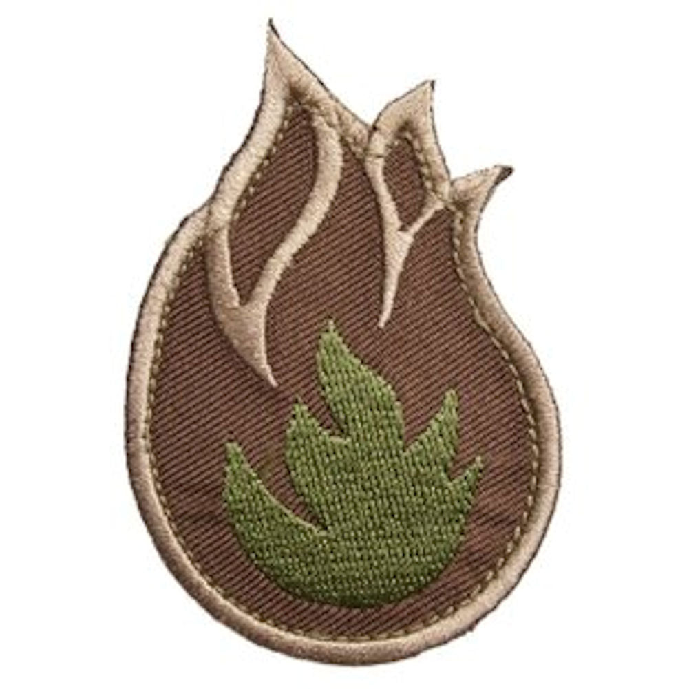 Fireball Morale Patch - Hook Fastener