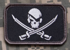 CLEARANCE - Pirate Skull Flag Morale Patch - Mil-Spec Monkey