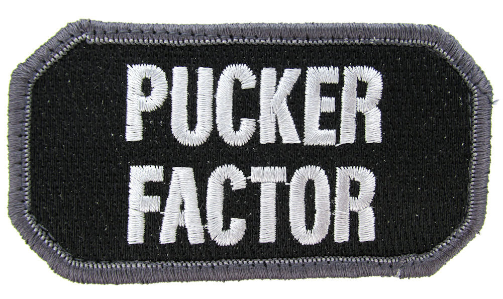 PUCKER FACTOR Morale Patch - Various Colors