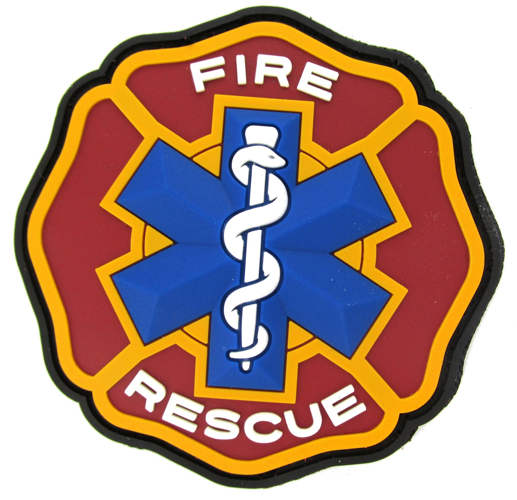 Fire Rescue Morale Patch PVC - Mil-Spec Monkey