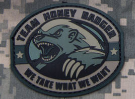Honey Badger Morale Patch PVC - Mil-Spec Monkey