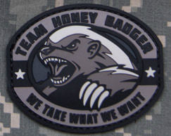 Honey Badger Morale Patch PVC - Mil-Spec Monkey