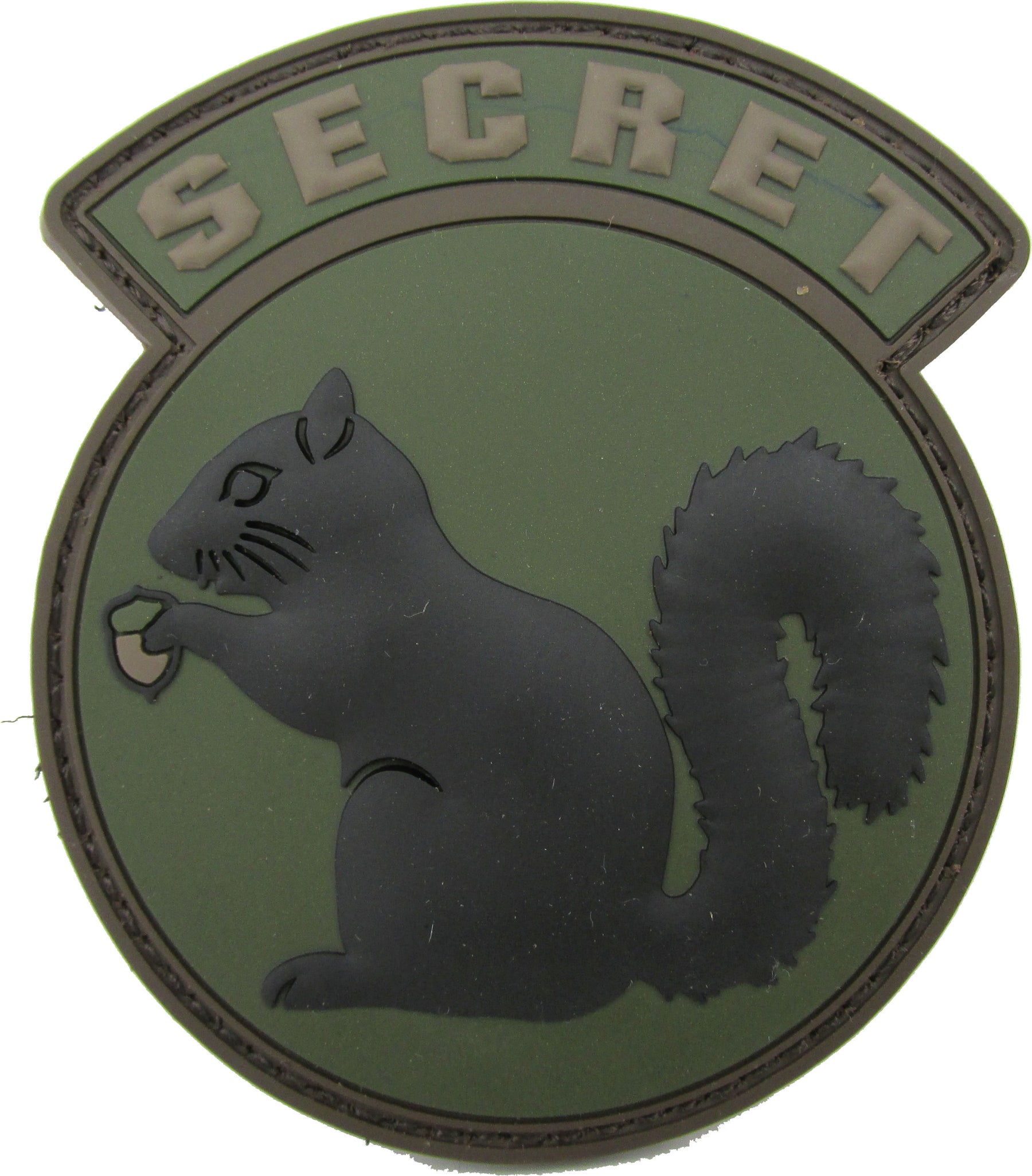 Secret Squirrel Patch - PVC with Hook Fastener