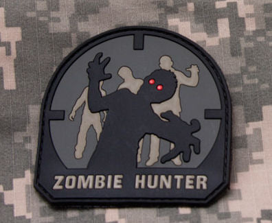 CLEARANCE - Zombie Hunter Morale Patch PVC - Mil-Spec Monkey